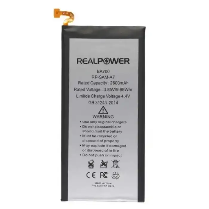 Realpower Samsung Uyumlu Galaxy A7 A700 Batarya 2600Mah
