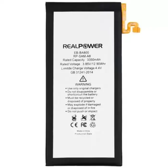 Realpower Samsung Uyumlu Galaxy A8 A800 Batarya 3350Mah
