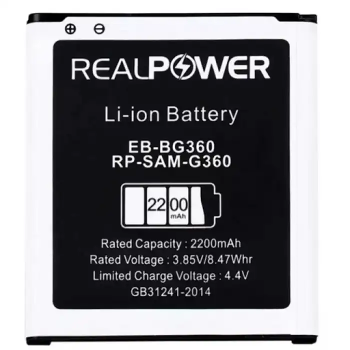 Realpower Samsung Uyumlu Galaxy Core Prime G360 G361 Batarya 2200Mah