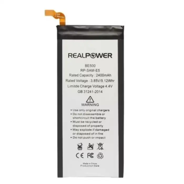 Realpower Samsung Uyumlu Galaxy E5 E500 Batarya 2400Mah