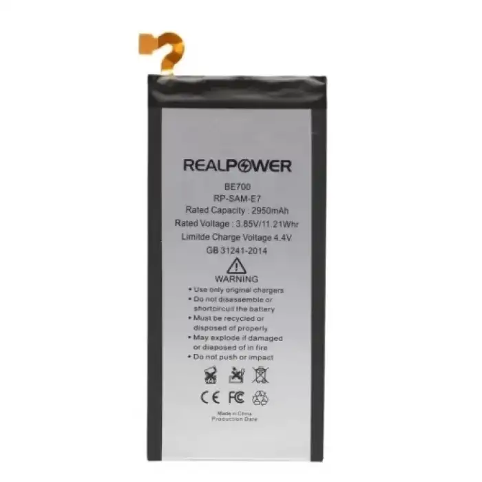 Realpower Samsung Uyumlu Galaxy E7 E700 Batarya 2950Mah