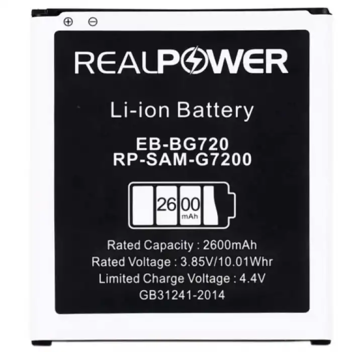 Realpower Samsung Uyumlu Galaxy Grand Max G7200 Batarya 2600Mah