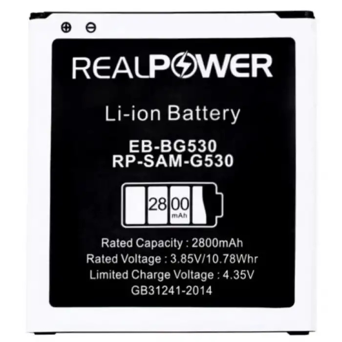 Realpower Samsung Uyumlu Galaxy Grand Prime G530 Batarya 2800Mah