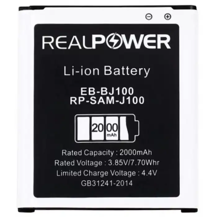 Realpower Samsung Uyumlu Galaxy J1 J100 Batarya 2000Mah