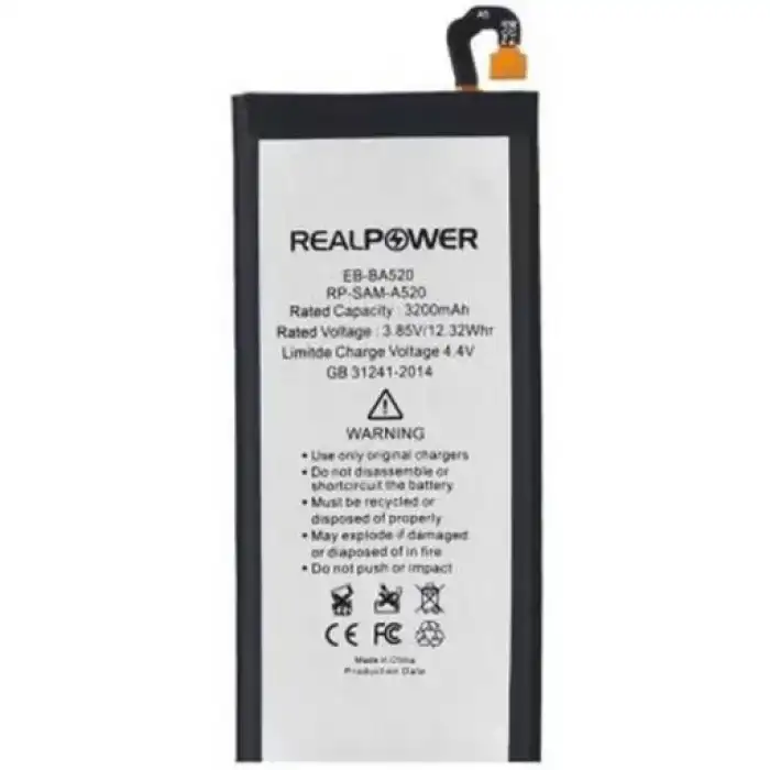 Realpower Samsung Uyumlu Galaxy J5 Pro 2017 J530 Batarya 3200Mah