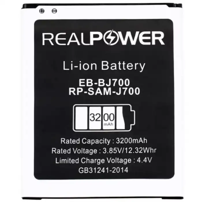 Realpower Samsung Uyumlu Galaxy J7 J700 Batarya 3200Mah