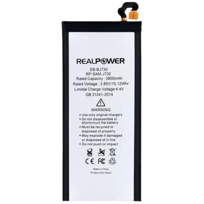 Realpower Samsung Uyumlu Galaxy J7 Pro 2017 J730 Batarya 3900Mah