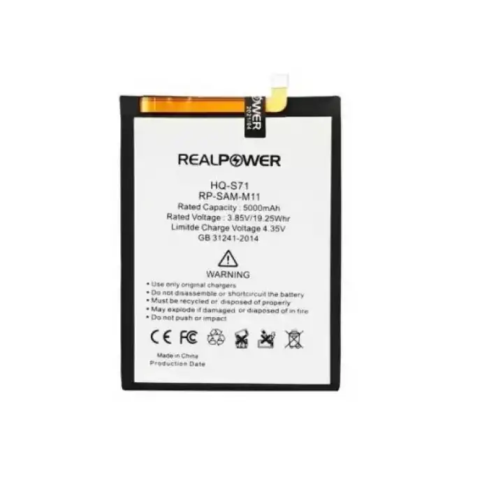 Realpower Samsung Uyumlu Galaxy M11 M115 Batarya 5000Mah