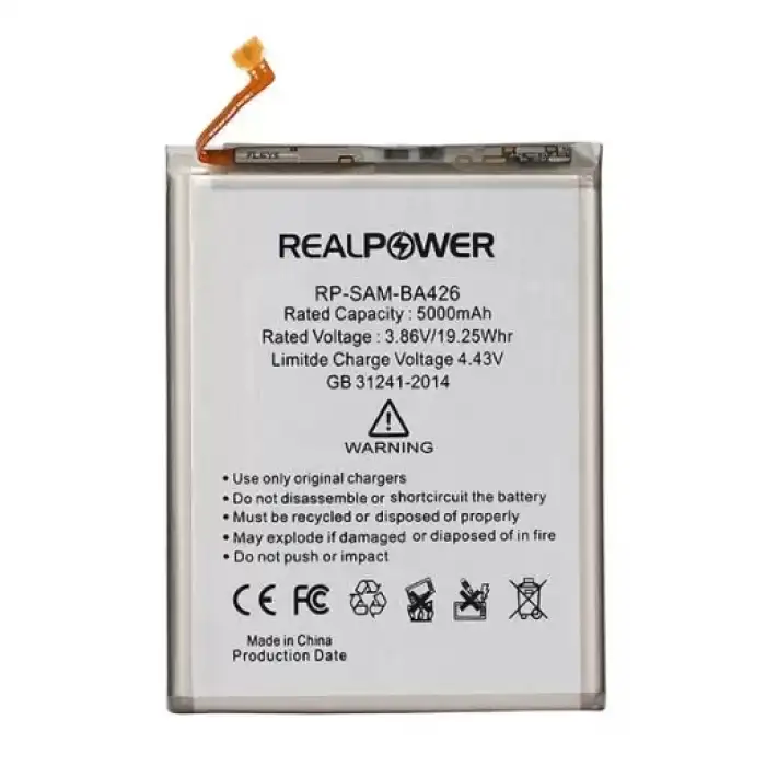 Realpower Samsung Uyumlu Galaxy M32 M325 Batarya 5000Mah