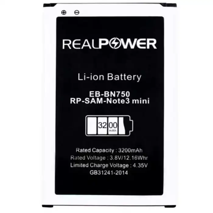 Realpower Samsung Uyumlu Galaxy Note 3 Neo N7505 Batarya 3200Mah