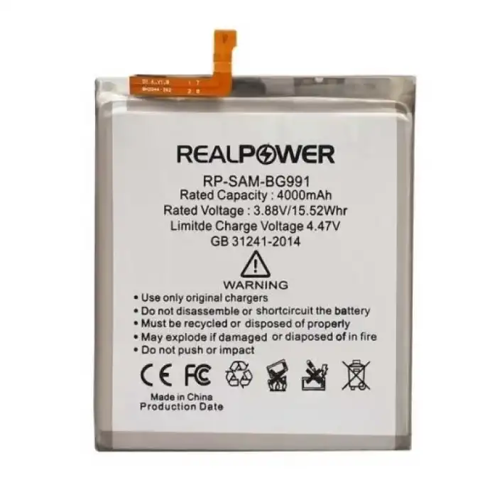 Realpower Samsung Uyumlu Galaxy S21 5G G991B Batarya