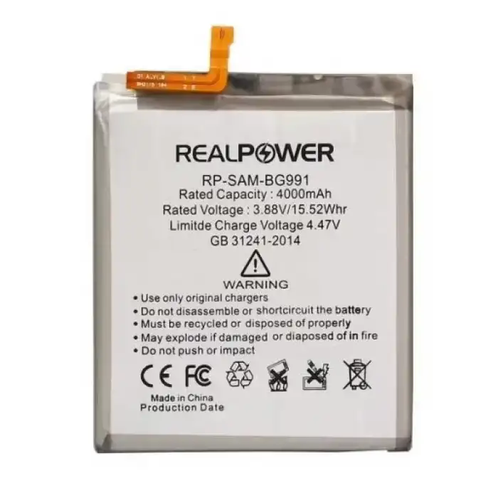 Realpower Samsung Uyumlu Galaxy S21 G991 Batarya