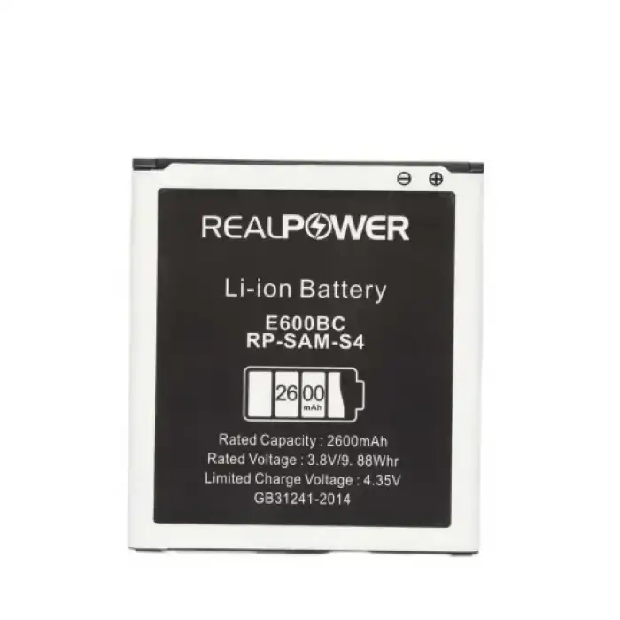 Realpower Samsung Uyumlu Galaxy S4 I9500 I9505 Batarya 2600Mah