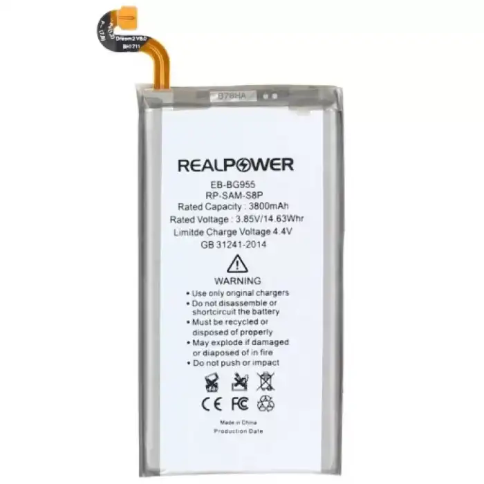 Realpower Samsung Uyumlu Galaxy S8 Plus G955 Batarya 3800Mah