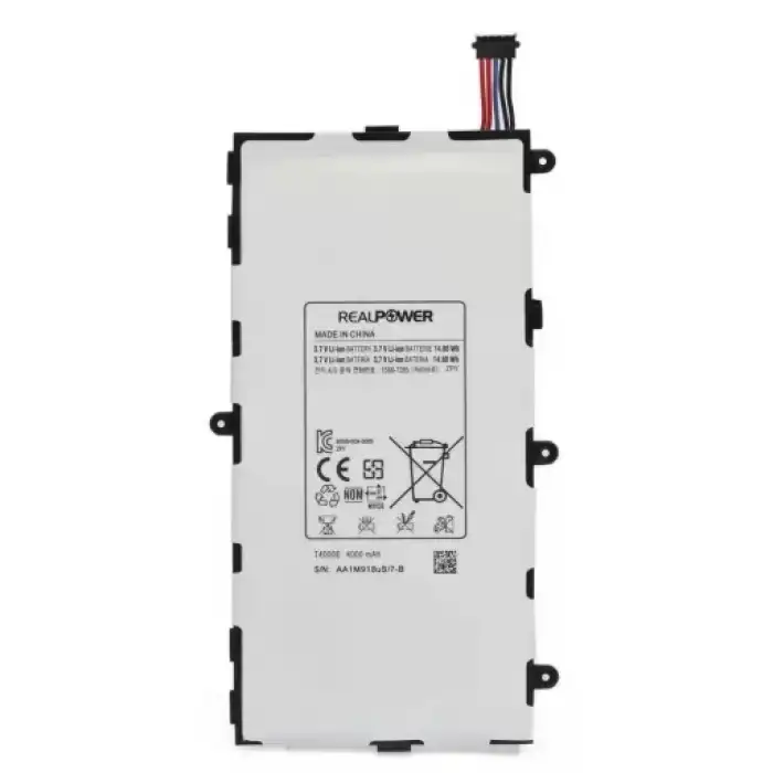Realpower Samsung Uyumlu Galaxy Tab 3 P3200 T210 Batarya 4000Mah