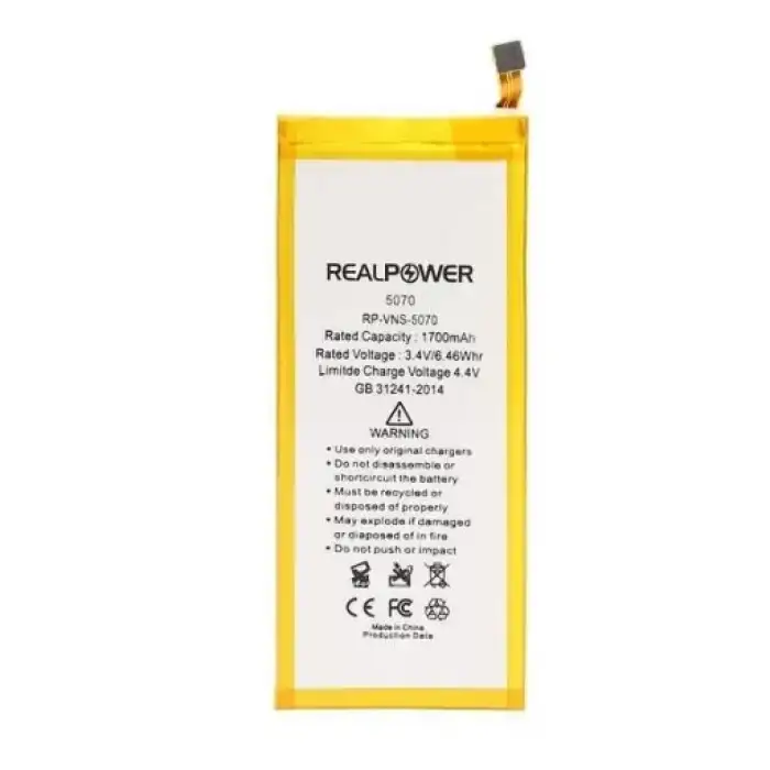 Realpower Vestel Uyumlu Venüs V3 5070 Batarya 1700Mah