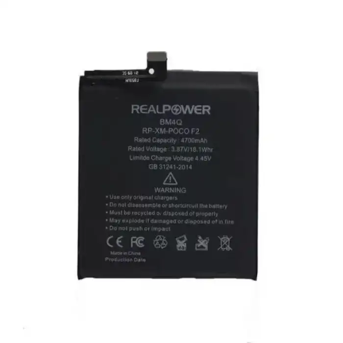 Realpower Xiaomi Uyumlu POCO F2 Pro Batarya Pil