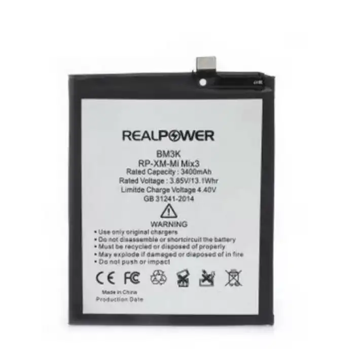 Realpower Xiaomi Uyumlu Redmi Note 7 Pro Batarya 3400Mah