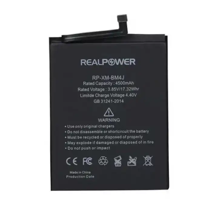Realpower Xiaomi Uyumlu Redmi Note 8 Pro Batarya Pil