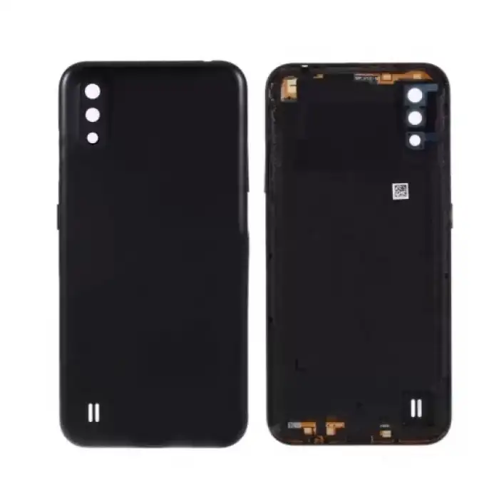 Samsung Uyumlu Galaxy A01 A015 Kasa Kapak Siyah Çıtasız