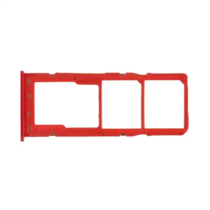 Samsung Uyumlu Galaxy A10 A105 Sim Kart Tepsisi Kırmızı