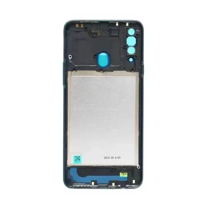 Samsung Uyumlu Galaxy A20S A207 Kasa Kapak Yeşil Çıtasız