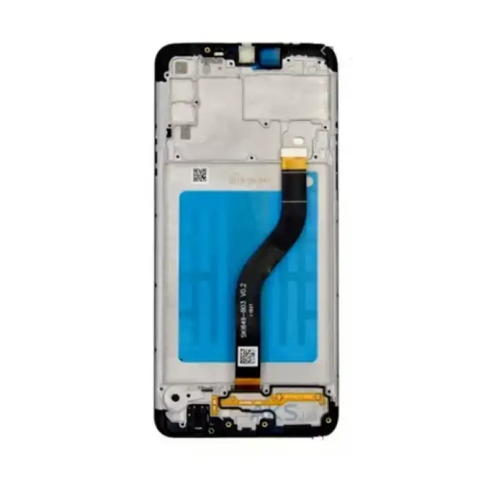 Samsung Uyumlu Galaxy A20S A207 Lcd Ekran Dokunmatik Siyah Servis Çıtalı Gh81-17774A