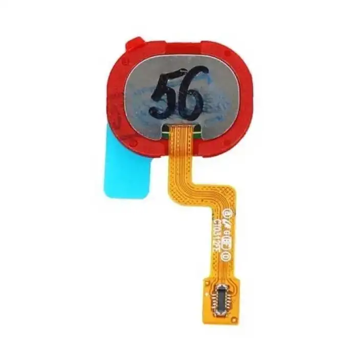 Samsung Uyumlu Galaxy A21S A217 Home Parmak Okuyucu Film Flex Kırmızı