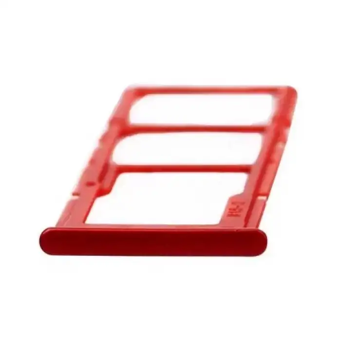 Samsung Uyumlu Galaxy A21S A217 Sim Kart Tepsisi Kırmızı