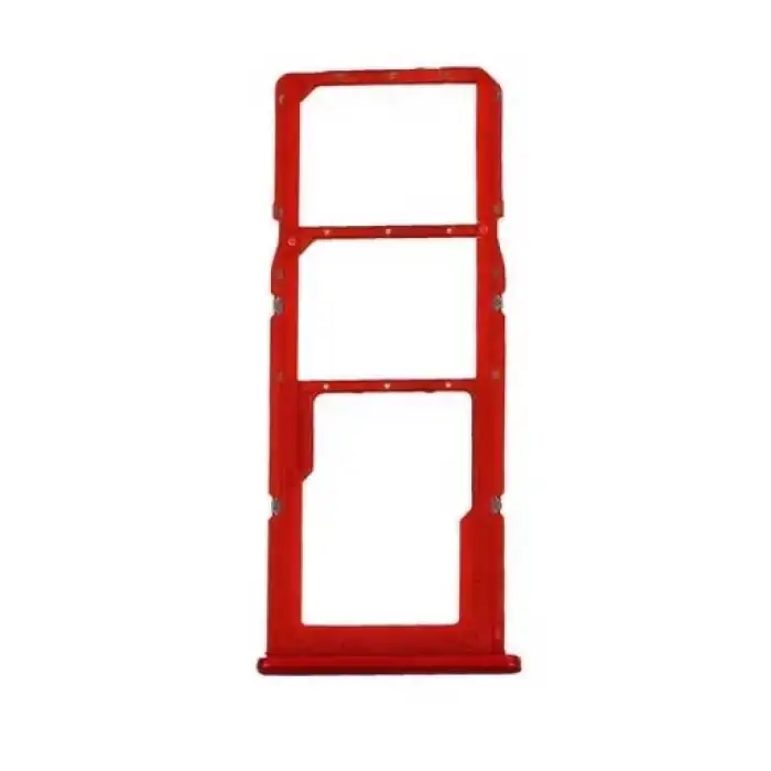 Samsung Uyumlu Galaxy A21S A217 Sim Kart Tepsisi Kırmızı