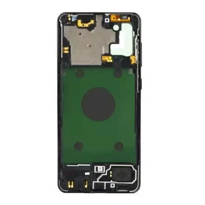 Samsung Uyumlu Galaxy A31 A315 Kasa Kapak Siyah Çıtasız