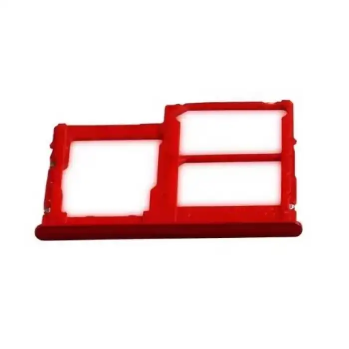 Samsung Uyumlu Galaxy A41 A415 Sim Kart Tepsisi Kırmızı