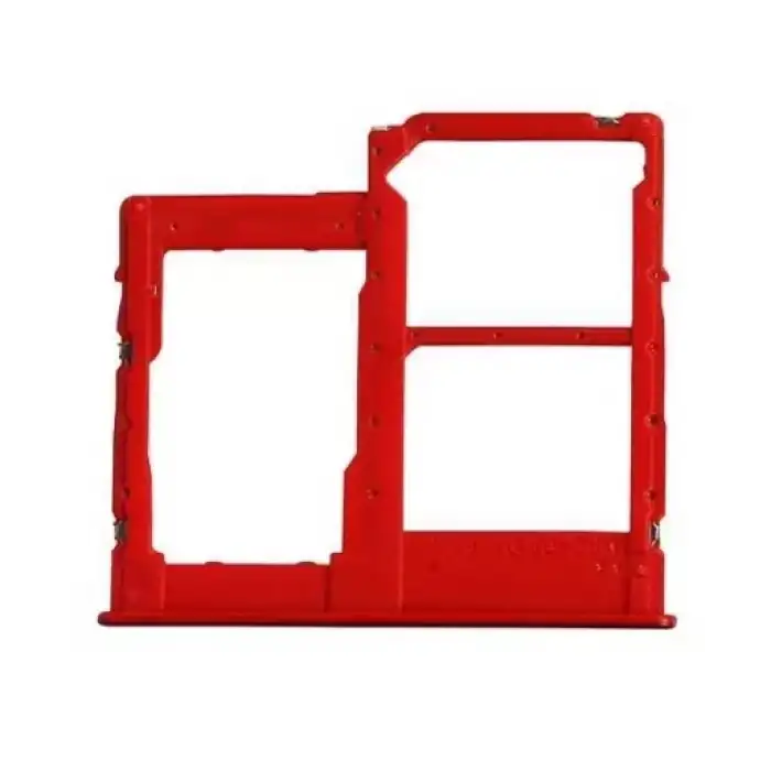 Samsung Uyumlu Galaxy A41 A415 Sim Kart Tepsisi Kırmızı