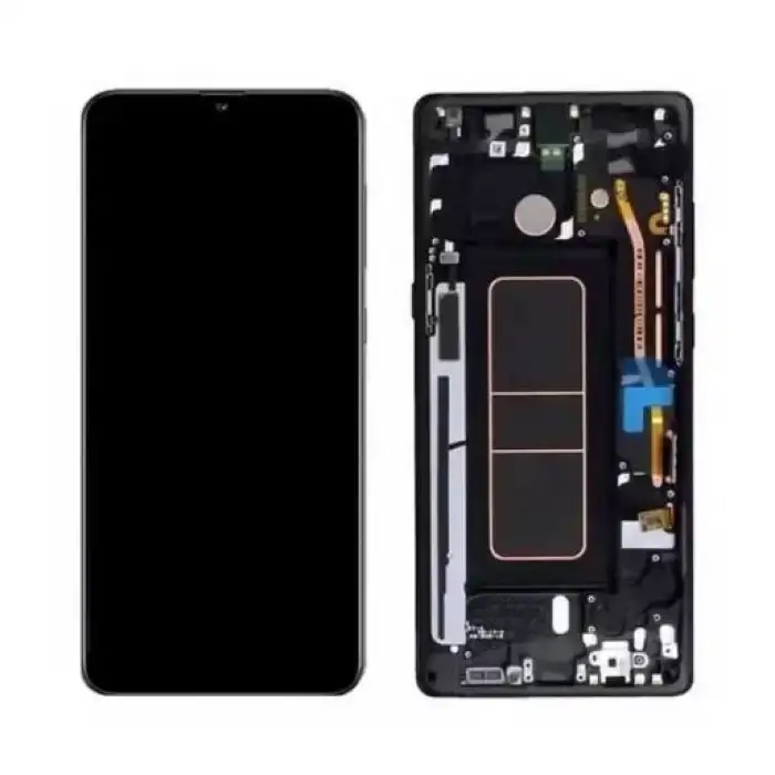 Samsung Uyumlu Galaxy A50S A507 Lcd Ekran Dokunmatik Siyah Servis Çıtalı Gh82-21193A