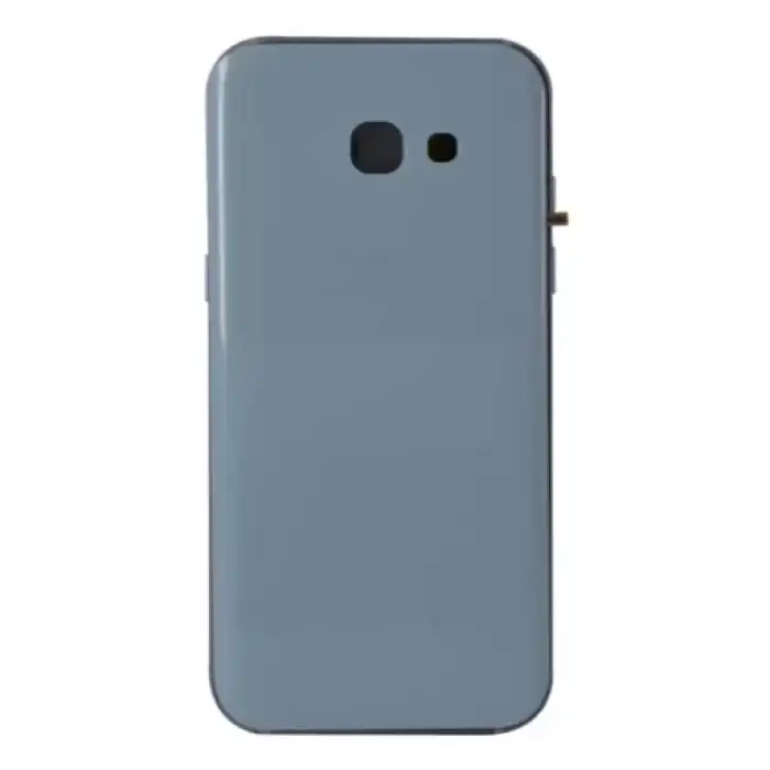 Samsung Uyumlu Galaxy A520 Kasa Kapak Mavi Çıtasız