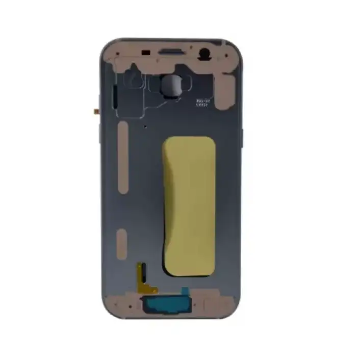 Samsung Uyumlu Galaxy A520 Kasa Kapak Mavi Çıtasız