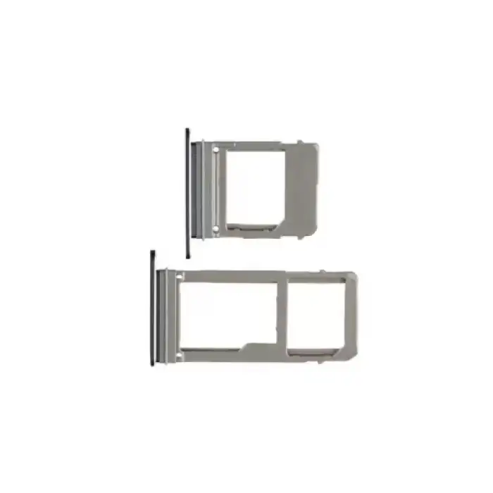 Samsung Uyumlu Galaxy A520 Sim Kart Tepsisi Siyah Çift