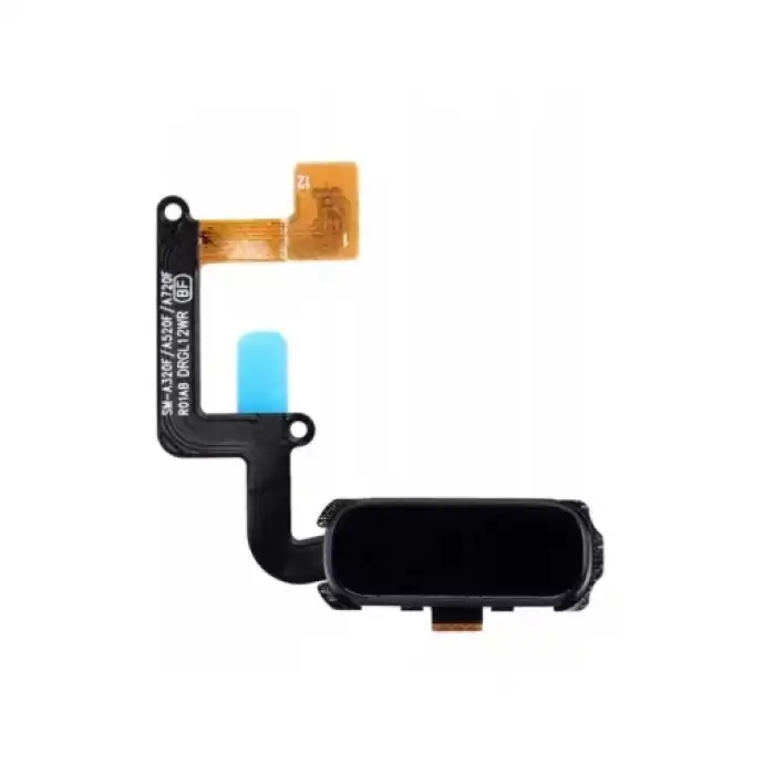 Samsung Uyumlu Galaxy A720 Home Tuş Bordu Filmi Flex Siyah