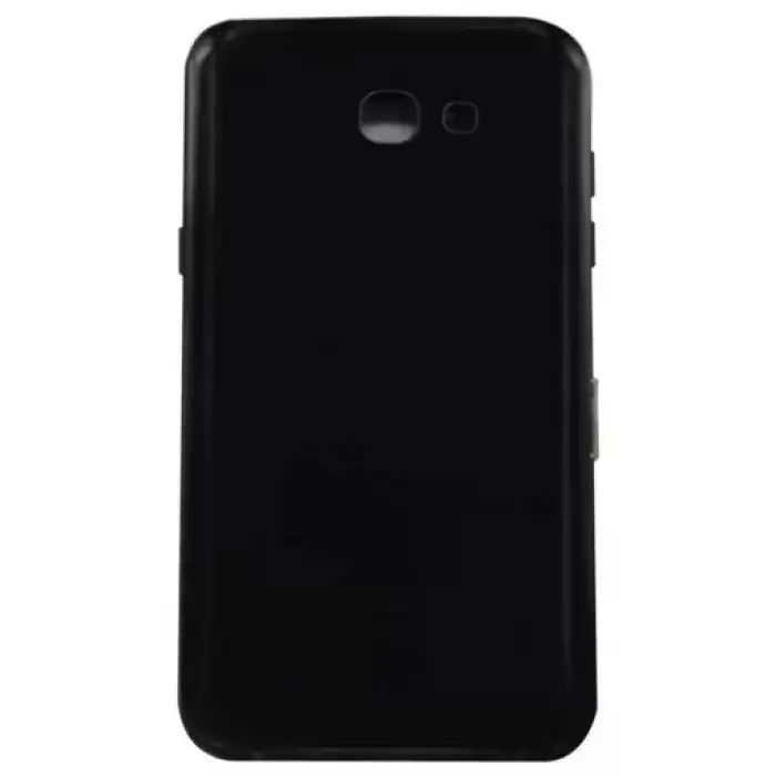 Samsung Uyumlu Galaxy A720 Kasa Kapak Siyah Çıtasız