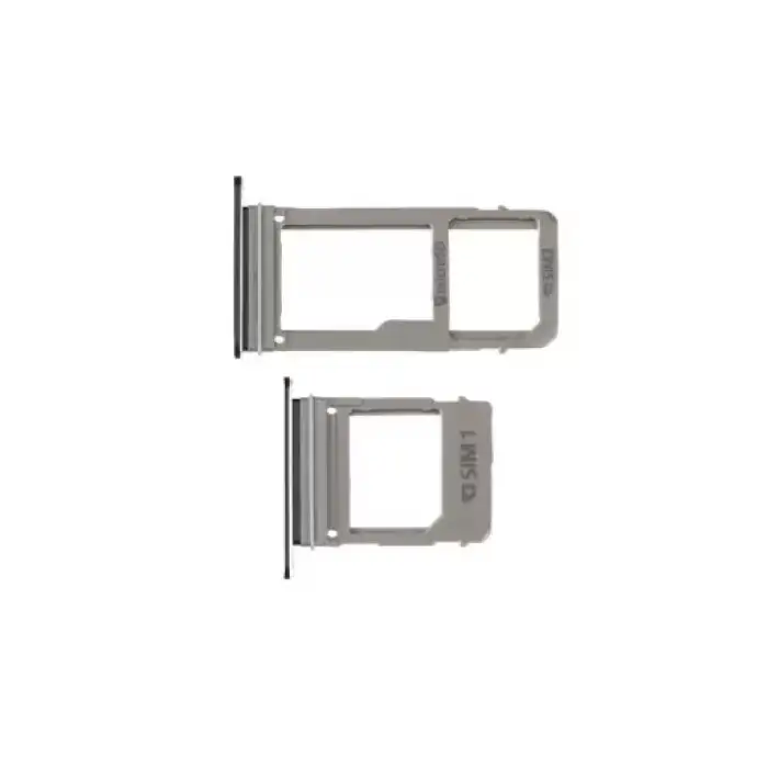 Samsung Uyumlu Galaxy A720 Sim Kart Tepsisi Siyah Çift