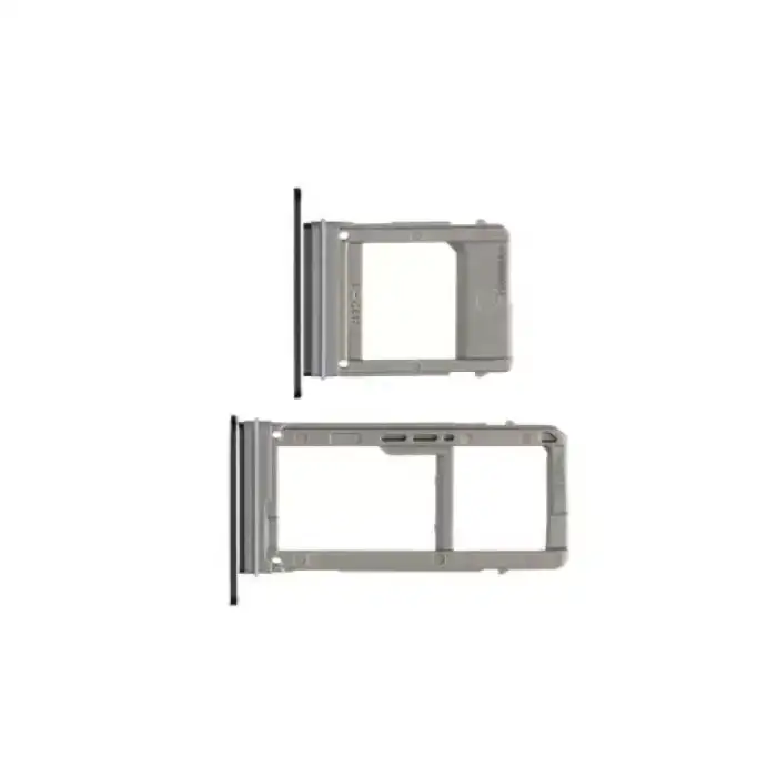 Samsung Uyumlu Galaxy A720 Sim Kart Tepsisi Siyah Çift