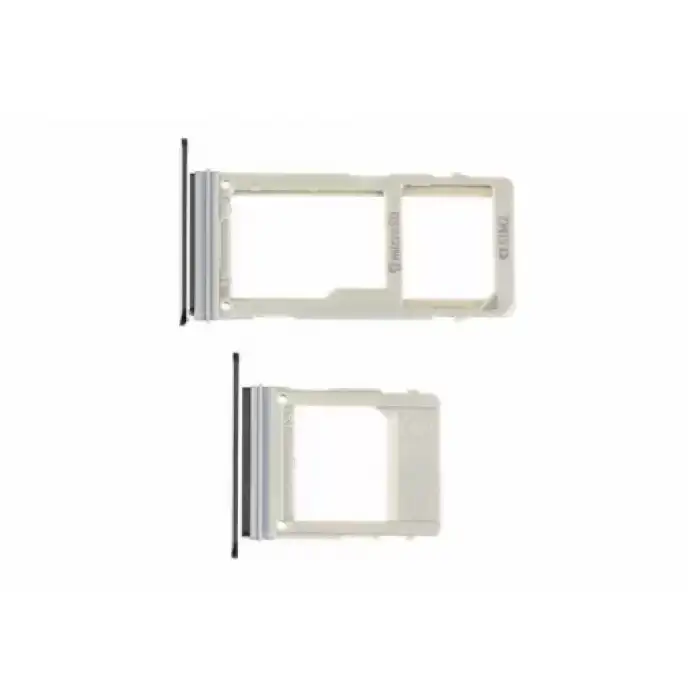 Samsung Uyumlu Galaxy A8 2018 A530 Sim Kart Tepsisi Siyah Çift