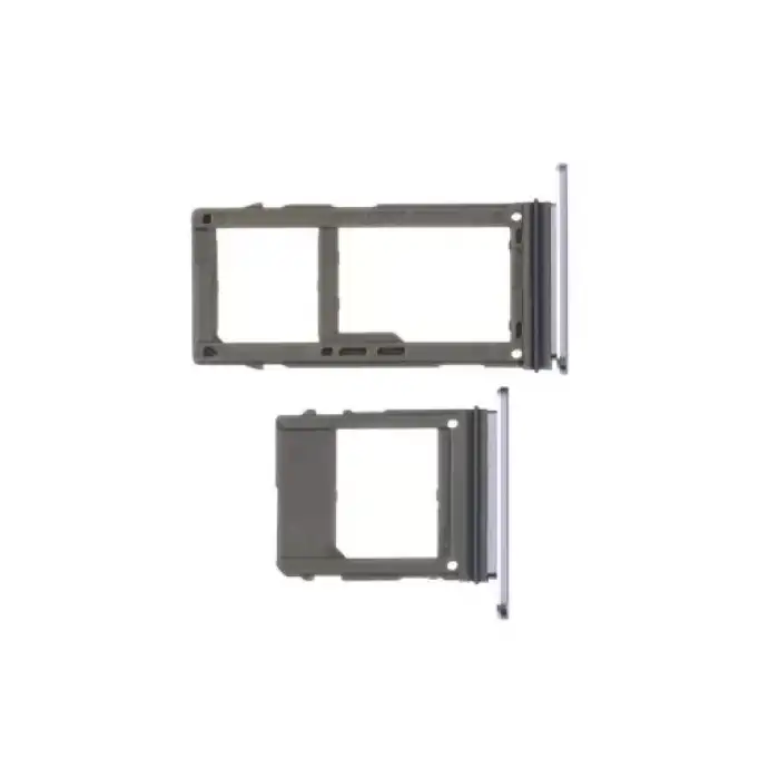 Samsung Uyumlu Galaxy A8 2018 A530 Sim Kart Tepsisi Violet Çift