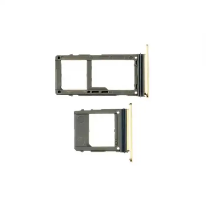 Samsung Uyumlu Galaxy A8 Plus 2018 A730 Sim Kart Tepsisi Gold Çift
