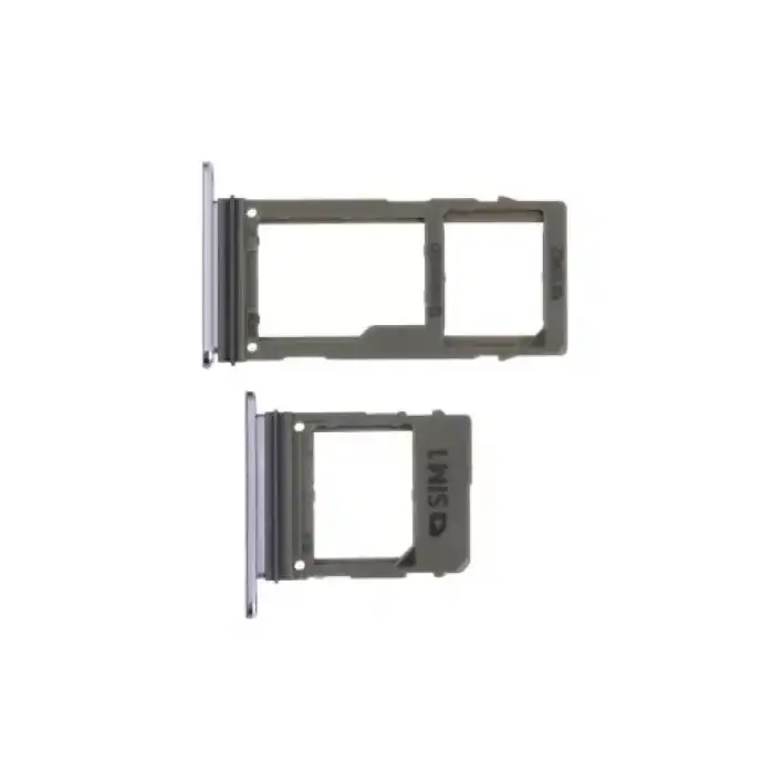 Samsung Uyumlu Galaxy A8 Plus 2018 A730 Sim Kart Tepsisi Violet Çift