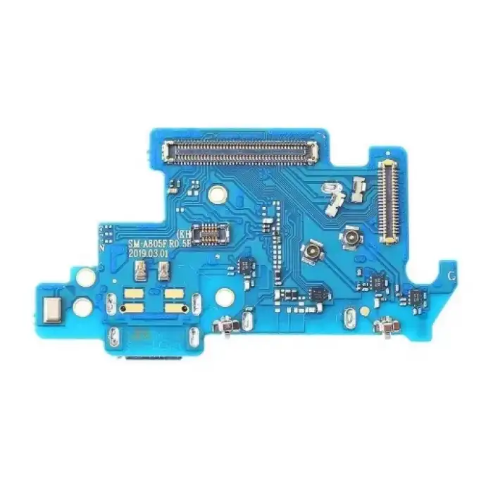 Samsung Uyumlu Galaxy A80 A805 Şarj Soketli Sim Kart Okuyuculu Mikrofon Bordu