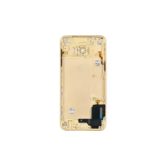 Samsung Uyumlu Galaxy C5 Pro C5010 Kasa Kapak Gold Çıtasız