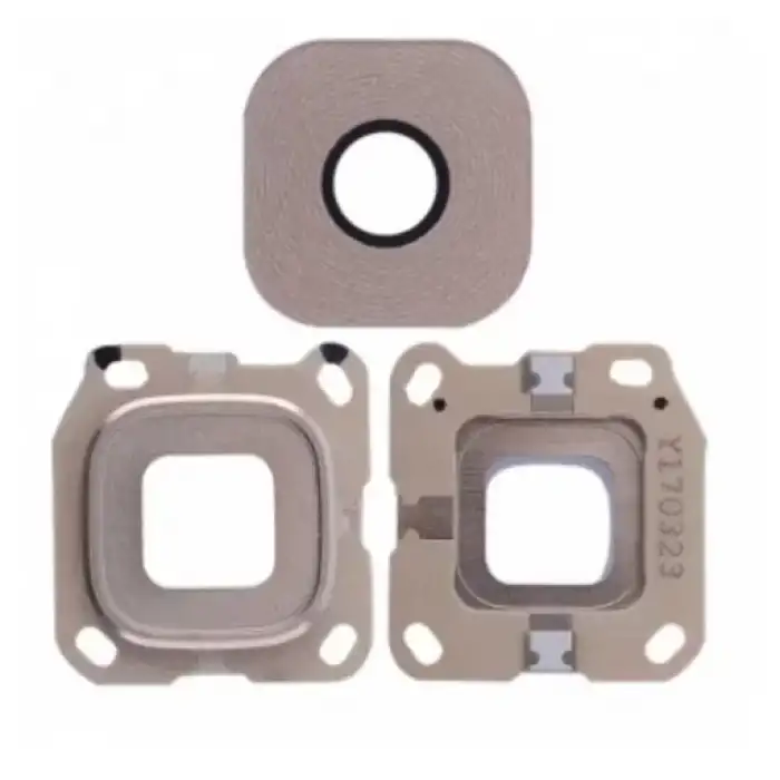 Samsung Uyumlu Galaxy C7 Pro C7010 Kamera Lensi Gold