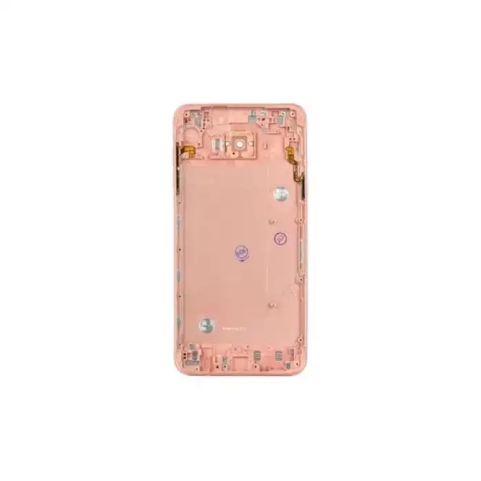 Samsung Uyumlu Galaxy C7 Pro C7010 Kasa Kapak Rose Çıtasız