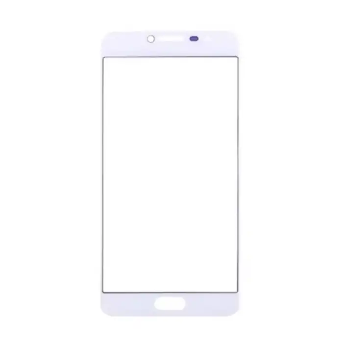 Samsung Uyumlu Galaxy C7 Pro C7010 Lens Ocalı Beyaz